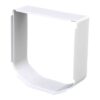 Tunelový prvek pro dvířka SuperFlap 38530, rozšiřuje hloubku instalace až o 50 mm – bílá