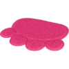 PVC předložka tlapka WC 40 x 30 cm, růžová – DOPRODEJ