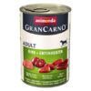 GRANCARNO Adult – hovězí, kachní srdce  400g