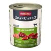GRANCARNO Adult – hovězí, kachní srdce 800g