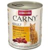 ANIMONDA konzerva CARNY Adult – hovězí,kuře,kachní srdce 800g