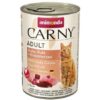 ANIMONDA konzerva CARNY Adult – kuře, krůta+kachní srdce 400g