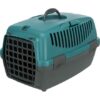 Transportní box CAPRI I, XS: 32x31x48cm (max. 6kg) – tmavošedá/petrolejová – DOPRODEJ