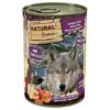 Natural Greatness králík, kachna, jablka, broskve, konzerva pro psy 400 g