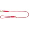 Soft Rope kulaté tkané vodítko, S-XL: 1.00 m/ 10 mm, červená/krémová