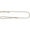 Soft Rope kulaté tkané vodítko, S-XL: 1.00 m/ 10 mm, šedá/světlešedá
