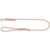 Soft Rope kulaté tkané vodítko, S-XL: 1.00 m/ 10 mm, růžová/světlerůžová