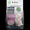 KITTYMAX hrudkující, bezprašný bílý bentonit BABY POWDER  10 l